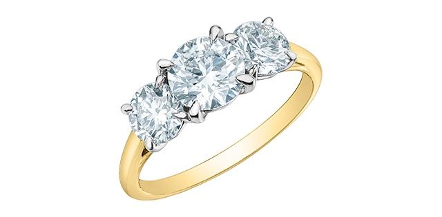 Lab Diamond 14KYW 2.00TW Engagement Ring R31129 Diamond Evolution