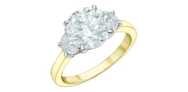 Lab Diamond 14KYW 3.45TW Engagement Ring R4463 Diamond Evolution