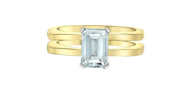 Lab Diamond 14KYW 1.50TW Engagement Ring R10241 Diamond Evolution