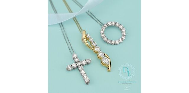 Lab Diamond 10KW 1.00TW Necklace PP1230 Diamond Evolution