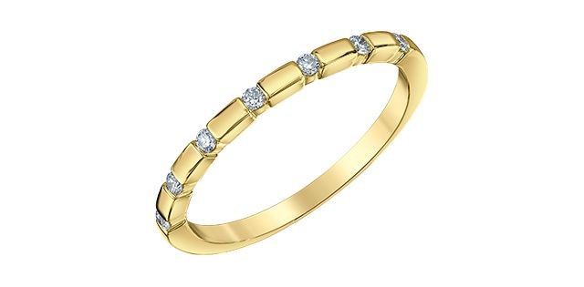 Lab Diamond 14KY .105TW Band R31549 Diamond Evolution