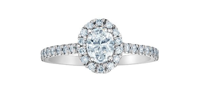 Lab Diamond 14KW .84TW Engagement Ring R31163 Diamond Evolution