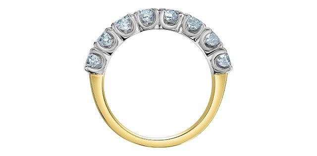 Lab Diamond 14KYW 1.50TW Band R50N16 Diamond Evolution