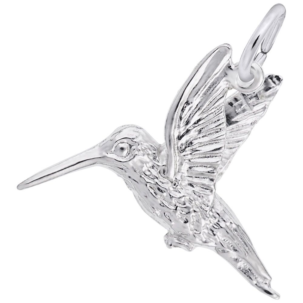 Nuco Charm  Sterling - Hummingbird