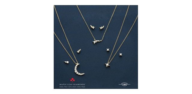 Maple Leaf Diamond 14KY .14TW Necklace PP4628Y Shelly Purdy Seasons