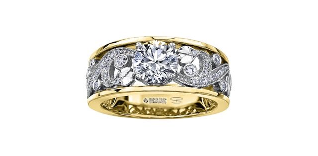 Maple Leaf 18KPD .55TW Diamond Ring R30023 Shelly Purdy Seasons