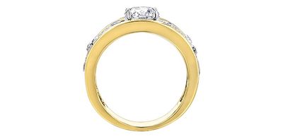 Maple Leaf 18KPD .55TW Diamond Engagement Ring R30023 Shelly Purdy Seasons