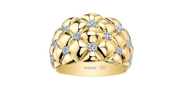 Maple Leaf 14KY .50TW Diamond Ring R52D44 Shelly Purdy Seasons