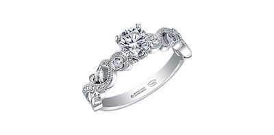 Maple Leaf 18KPD .65TW Diamond Engagement Ring R30147 Shelly Purdy Seasons
