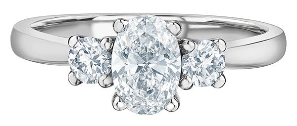 Lab Diamond 14KW 1.05TW Engagement Ring R31006 Diamond Evolution