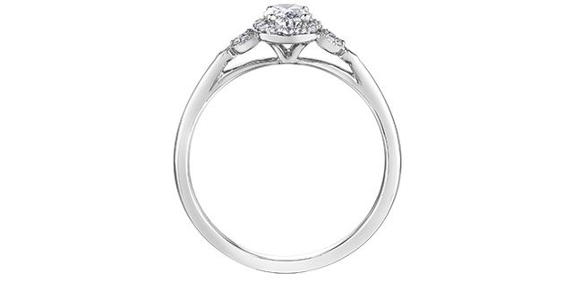 Maple Leaf 14KW .50TW Diamond Engagement Ring R31031