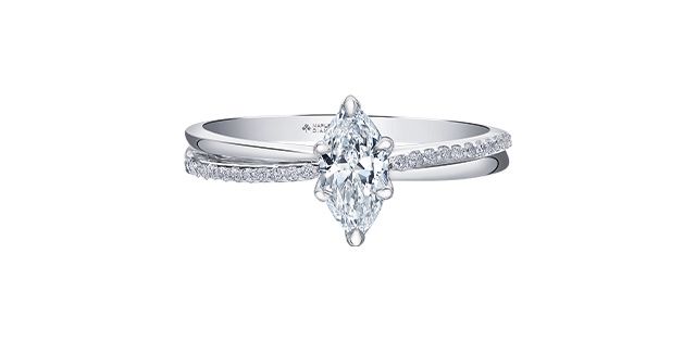 Maple Leaf 14KW .55TW Diamond Engagement Ring R31471