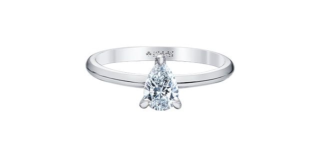Maple Leaf 18KPD .50TW Diamond Engagement Ring R10130 Solitaires