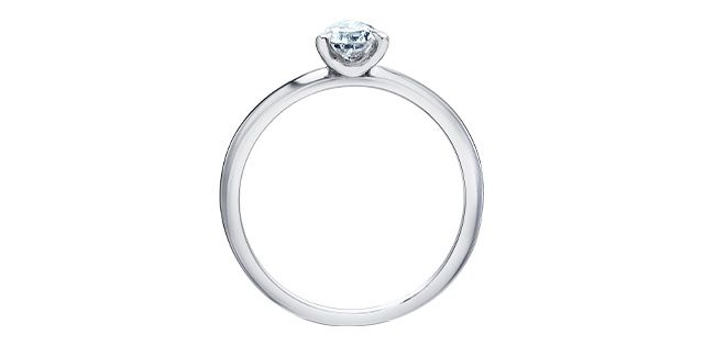 Maple Leaf 18KPD .50TW Diamond Engagement Ring R10130 Solitaires