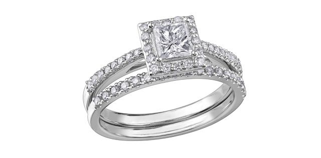 Maple Leaf 18KPD .70TW Diamond Engagement Ring R3811