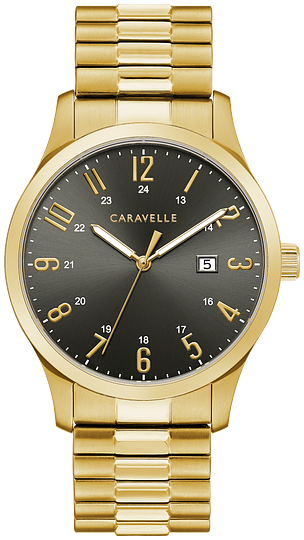 Caravelle Yellow Expansion Mens Watch 44B126
