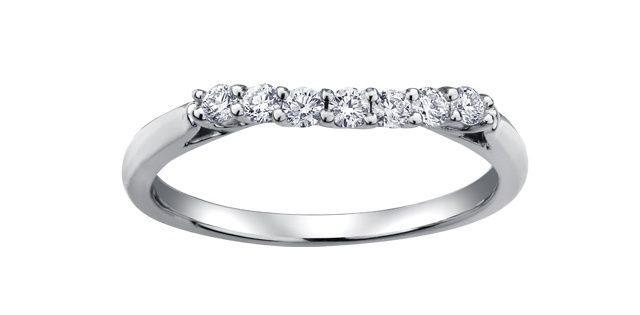 Maple Leaf 18KPD .20TW Diamond Wedding Band R3369 Eternal Flames