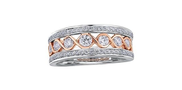 Maple Leaf 14KWR .75TW Diamond Ring R50J28