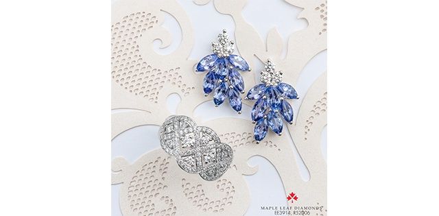 Maple Leaf 18KPD 1.00TW Diamond Ring R52D06