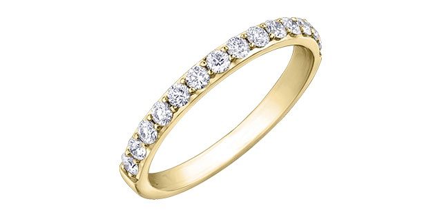 Maple Leaf 14KYW .40TW Diamond Band R50L14