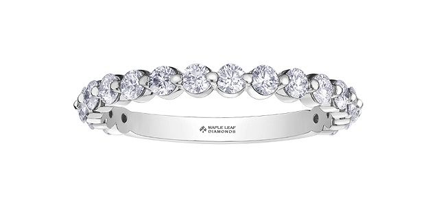 Maple Leaf 18KPD .85TW Diamond Band R50L93