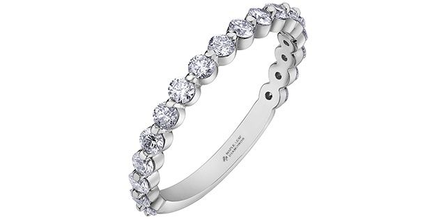 Maple Leaf 18KPD .85TW Diamond Band R50L93