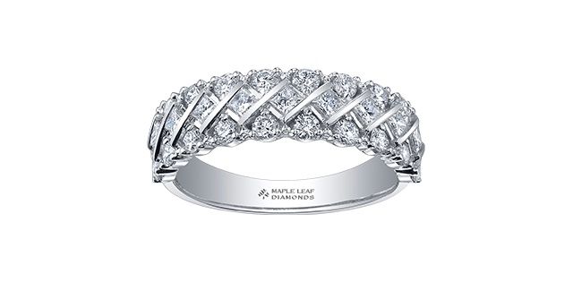 Maple Leaf 18KPD 1.00TW Diamond Ring R50H76