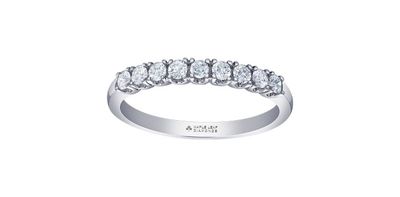 Maple Leaf 18KPD .30TW Diamond Band R50D91