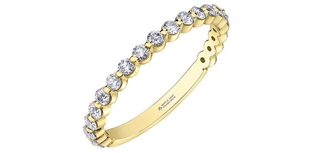 Maple Leaf 18KY .50TW Diamond Band R50L93
