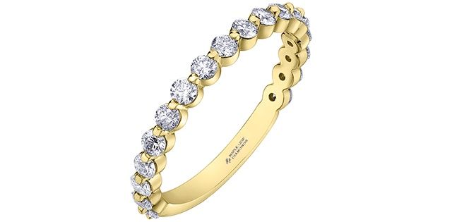 Maple Leaf 18KY .75TW Diamond Band R50L93