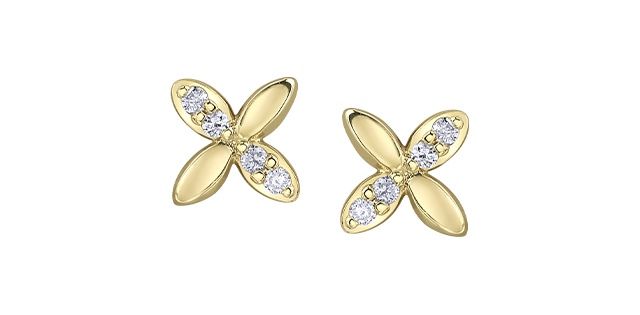 Corona Diamond 10KY .06TW Earrings EE4611