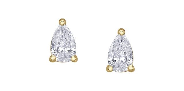 Corona Diamond 10KY .18TW Earrings EE4607