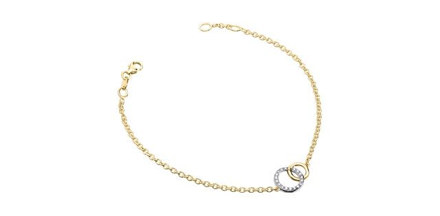 Corona Diamond 10KY .14TW Bracelet BBR1035