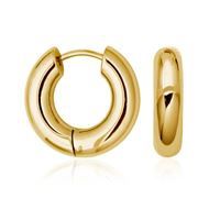 SteelX Earrings Huggies - Gold Plated T2XG630220
