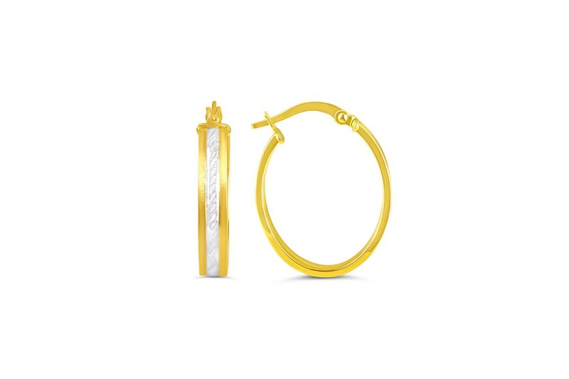 Bella Earrings Hoop 10K 1049E