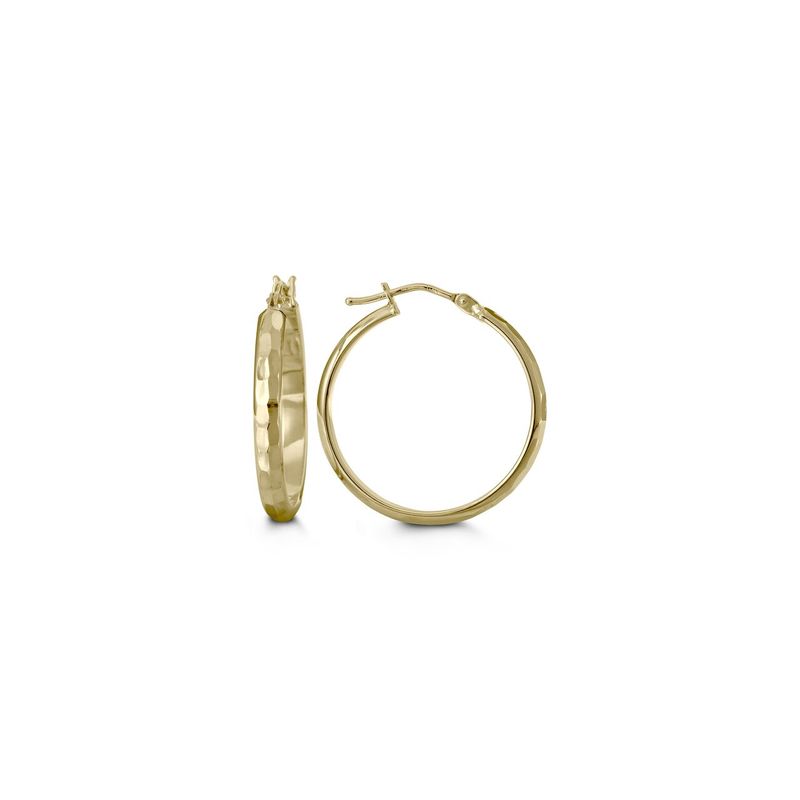 Bella Earrings 10K Yellow Gold Hoops 1004C