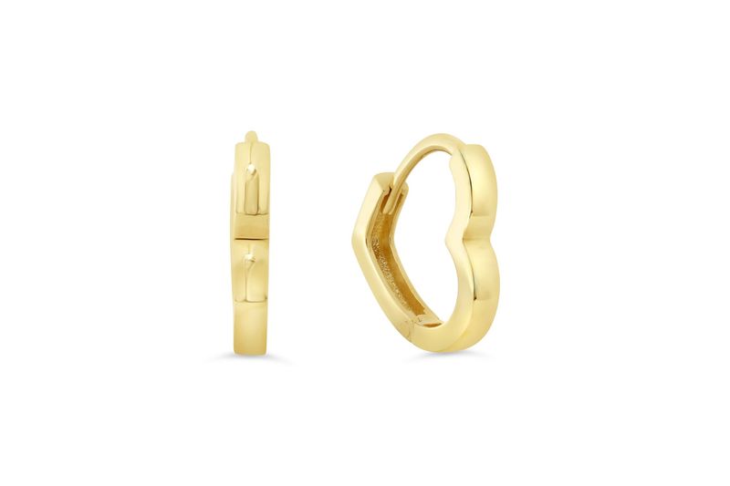 Bella Earrings 10K Yellow Gold Hoops 1047H