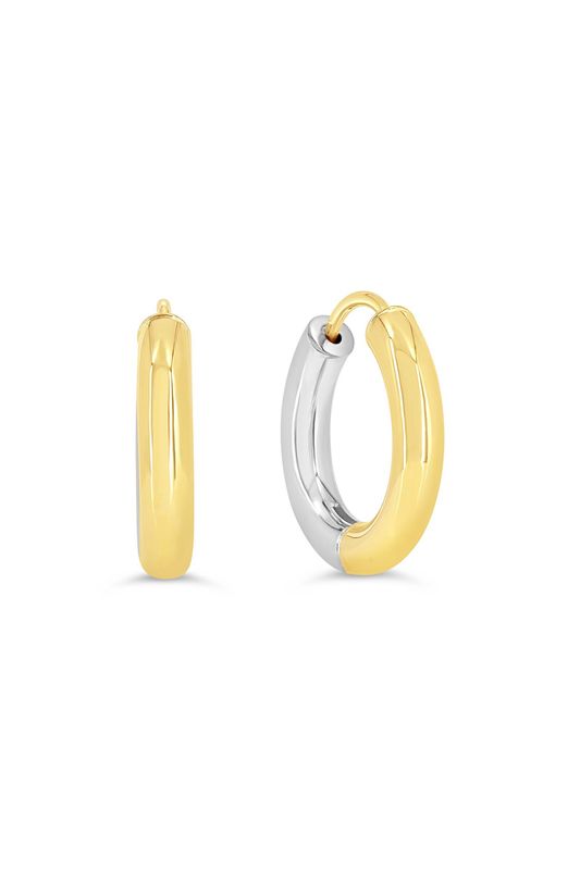Bella Earrings 10K Yellow &amp; White Gold 1027H