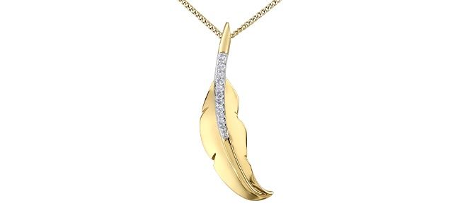 Corona Diamond 10KY .03TW Necklace PP2680