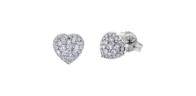 Corona Diamond 14KW .33TW Earrings EE3816