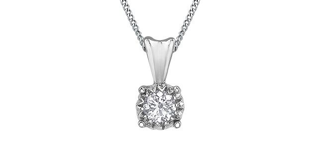 Corona Diamond 10KW .07TW Necklace PP4058