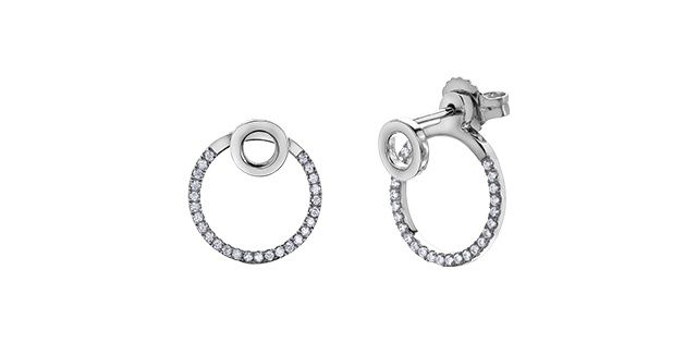 Corona Diamond 10KW .13TW Earrings EE3848