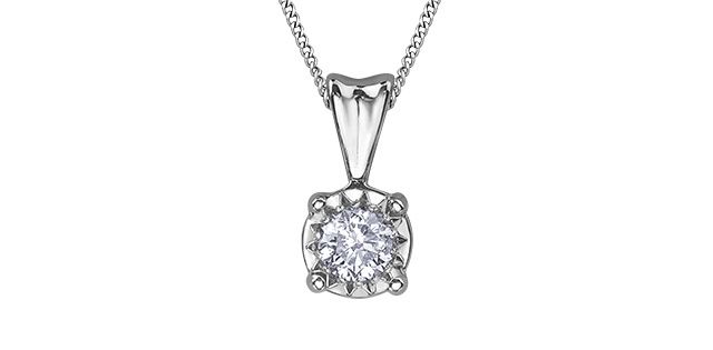 Corona Diamond 10KW .20TW Necklace PP4058