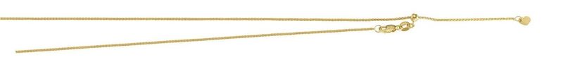 Bella Adjustable Wheat 10K Yellow Gold 20" Chain 2003