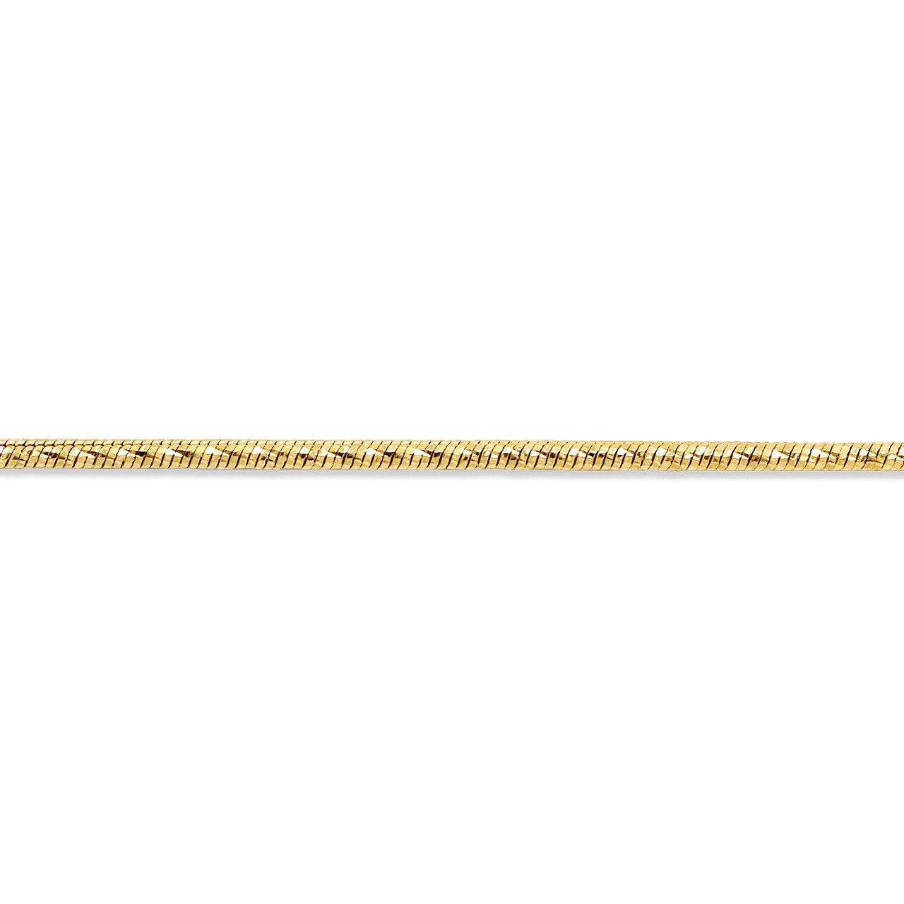 Bella Adjustable Wheat 10K Yellow Gold 20&quot; Chain 2003