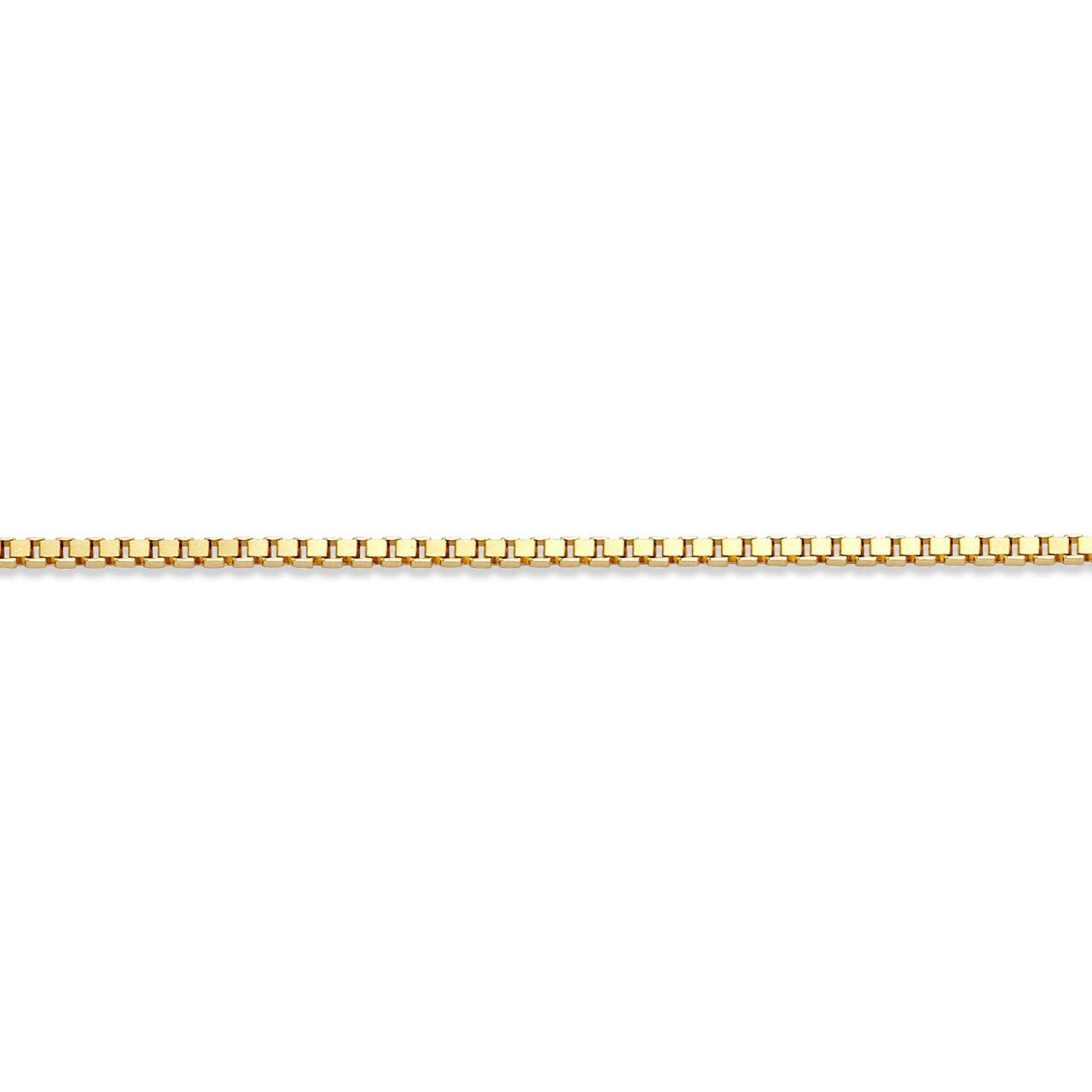 Bella 10K Yellow Gold Box Link 20&quot; Chain 2005