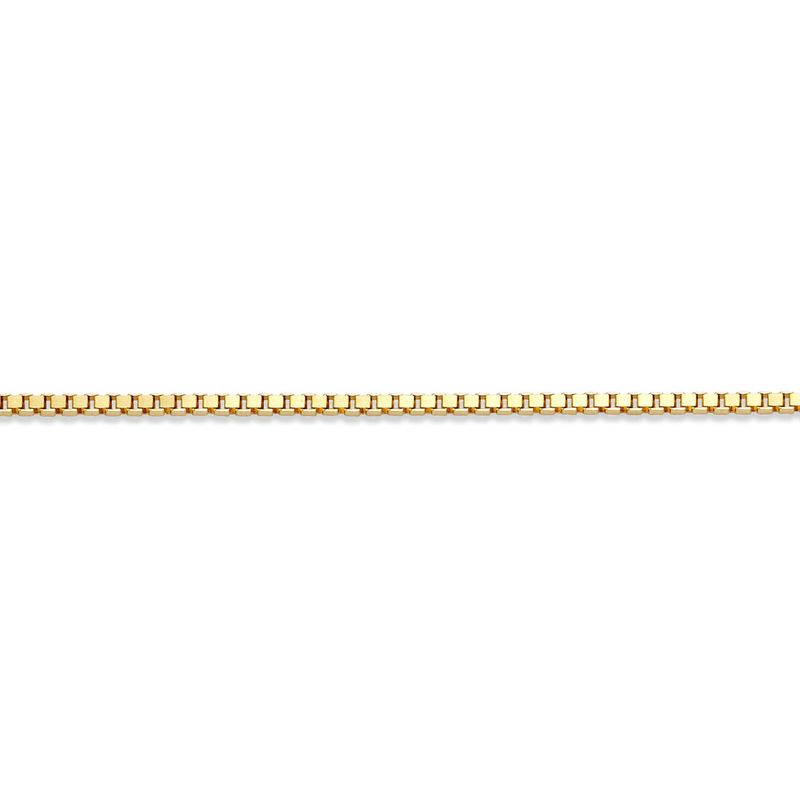 Bella 10K Yellow Gold Box Link 20&quot; Chain 2005