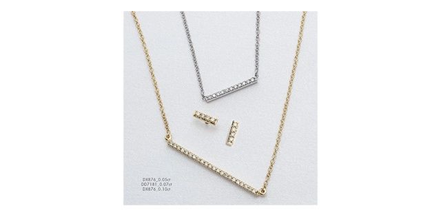 Corona Diamond 10KY .10TW Necklace NN307