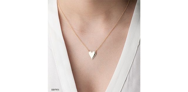 Corona Diamond 10KY .14TW Necklace NN331