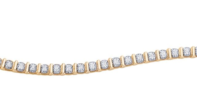 Corona Diamond 10KY .50TW Tennis Bracelet BBR266